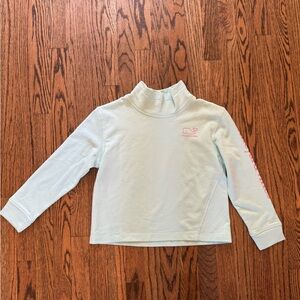 *NWT* Vineyard Vines Girls Sun Washed Funnel Neck Sweatshirt, Size M (10-12)